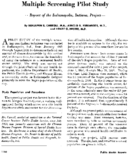 Multiple Screening Pilot Study