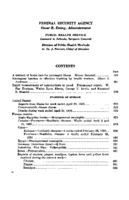 Public Health Reports  v 65 no 20  table of contents