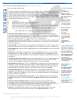CDC Division of Global HIV  TB Country Profile South Africa July 2018