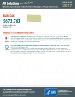 CDCs Investments to Combat Antibiotic Resistance Threats Nationwide Kansas Fiscal Year 2017