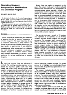 Simulating Smokers Acceptance Of Modifications In A Cessation Program