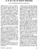 Use of HEP2 cells for grouping enteroviruses