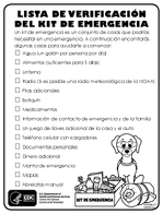 Lista de Verificacin del Kit de Emergencia 2019