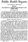 Public Health Reports  v 54 no 23 JUNE 9 1939