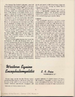 Western equine encephalomyelitis