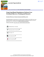 Using LandBased Simulation to Perform Crew Overboard Recovery Training and Research