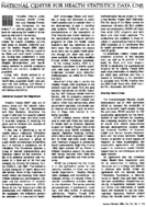 NATIONAL CENTER FOR HEALTH STATISTICS DATA LINE