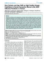 New Variants and Age Shift to High Fatality Groups Contribute to Severe Successive Waves in the 2009 Influenza Pandemic in Taiwan