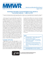 MMWR Morbidity and Mortality Weekly Report Vol 66 No 30 August 4 2017