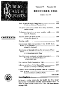 Public Health Reports  v 76 no 12 December 1961  table of contents