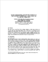 Issues for Training an Evolving Emergency Management Workforce A View from the US Mining Community