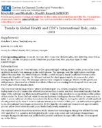 Trends in Global Health and CDCs International Role 19612011