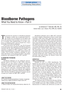 Bloodborne pathogens What you need to know  part II