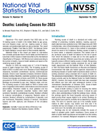 Deaths Leading Causes for 2023