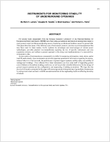 Instruments for Monitoring Stability of Underground Openings 2000