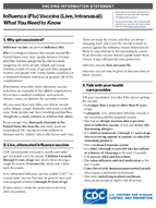 Influenza Flu Vaccine Live Intranasal What You Need to Know 2025