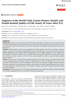 Exposure to the World Trade Center Disaster Health and HealthRelated Quality of Life Nearly 20 Years After 911