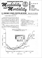 Morbidity and Mortality Weekly Report Vol 15 No 48 week ending December 3 1966