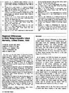 Regional differences in birth weightspecific infant mortality United States 1980
