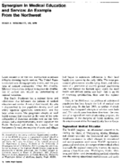 Synergism In Medical Education And Service An Example From The Northwest