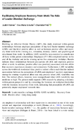 Facilitating Employee Recovery from Work The Role of LeaderMemberExchange