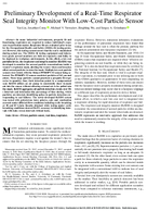 Preliminary development of a realtime respirator seal integrity monitor with lowcost particle sensor