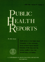 Public Health Reports  v 79  no 6  cover