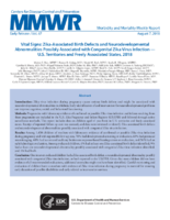 Vital Signs  Zikaassociated Birth Defects and Neurodevelopmental Abnormalities Possibly Associated with Congenital Zika Virus Infection  US Territories and Freely Associated States 2018