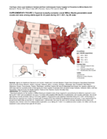 Supplementary Figure 2 Expected Mutually Exclusive Overall Million Heartspreventable Event Counts and Rates Among Adults Aged 3564 Years During 20172021 by US State