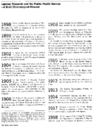 Leprosy research and the public health servicea brief chronological rsum