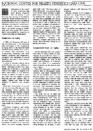 NATIONAL CENTER FOR HEALTH STATISTICS DATA LINE