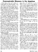 Communicable Diseases In The Americas