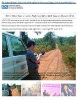 2015 What Kept Us Up At Night and What Will Keep Us Busy in 2016