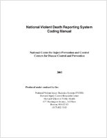 National violent death reporting system coding manual