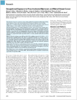 Occupational Exposure to Polychlorinated Biphenyls and Risk of Breast Cancer