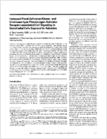 Increased Focal Adhesion Kinase and Urokinasetype Plasminogen Activator Receptorassociated Cell Signaling in Endothelial Cells Exposed to Asbestos