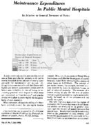 Maintenance expenditures in public mental hospitals in relation to general revenues of States