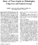 Study Of Tinea Capitis In Philadelphia Using Case And Control Groups