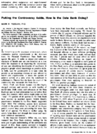 Putting The Controversy Aside How Is The Data Bank Doing