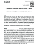 Occupational Safety and Health of Women in Mining