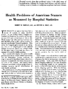 Health Problems Of American Seamen As Measured By Hospital Statistics