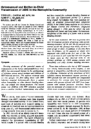 Heterosexual and mothertochild transmission of AIDS in the hemophilia community