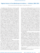 Regional Analysis of Coccidioidomycosis Incidence  California 20002018