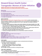 Howard Brown Health Center Transgender Women of Color Initiative