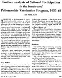 Further analysis of national participation in the inactivated poliomyelitis vaccination program 195561