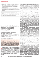 Novel Ozark Orthohantavirus in Hispid Cotton Rats Sigmodon hispidus Arkansas USA