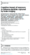 Cognitive Impact of Exposure to Airborne Particles Captured by Brain Imaging