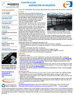 Construccin Narracin de Muertes Caer un Instalador de Techos del Borde de Avance de un Techo Metlico
