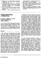 Tobacco advertising in retail stores