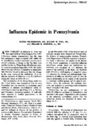 Influenza epidemic in Pennsylvania
